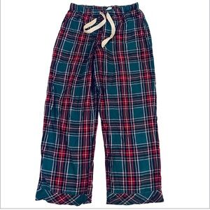 Victoria's Secret Green, Red, and Pink Plaid Pajama  Size M, Pants